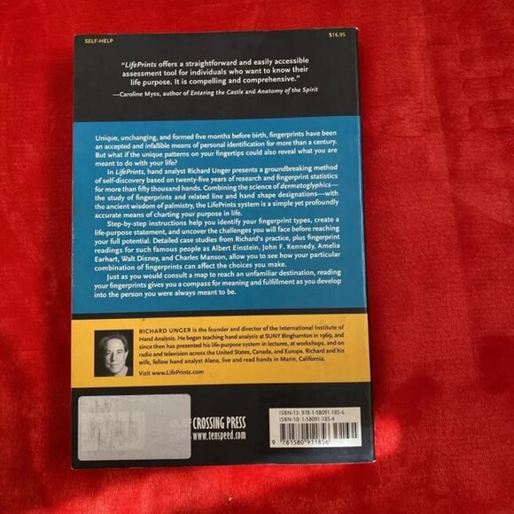 Lifeprints: Deciphering Your Life Purpose from Your Fingerprints Richard Unger - Picture 2 of 8